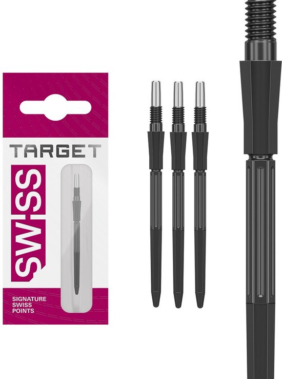 Target Swiss Points Elysian Archetype 43 Black 30 Millimeter van Merkloos