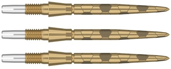 Target Swiss Points Storm Onyx Gold 26 mm van Merkloos