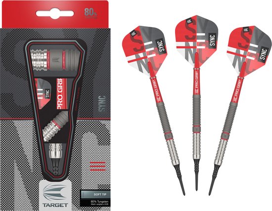 Target Sync 10 80% Soft Tip - Dartpijlen - 18 Gram van Target