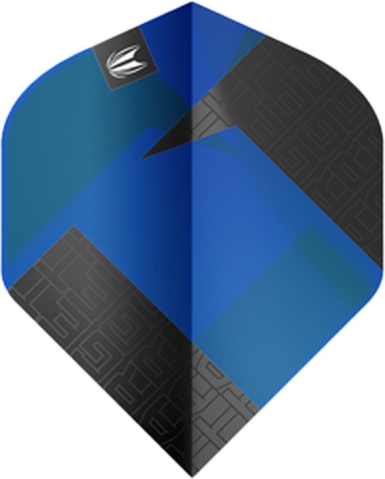 Target Tag 3 Set Black Blue NO2 - Dart Flights van Target