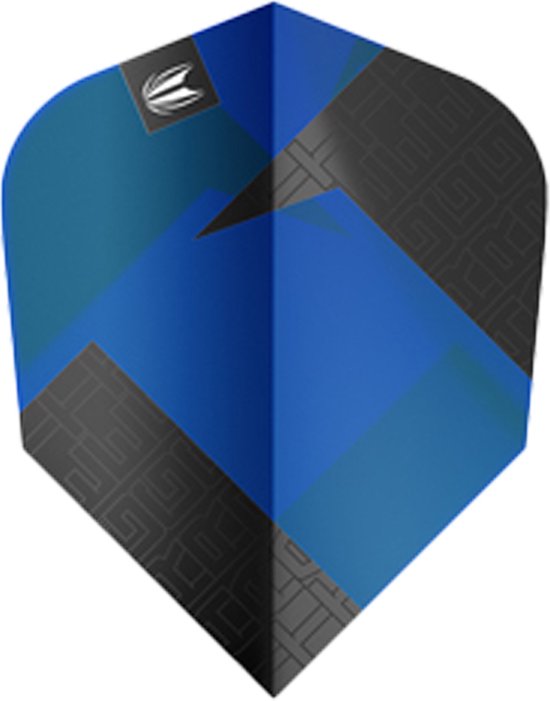 Target Tag 3 Set Black Blue Ten-X - Dart Flights van Target