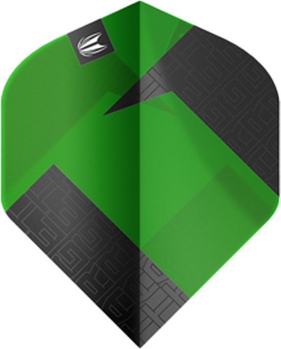 Target Tag 3 Set Black Green NO2 - Dart Flights van Target