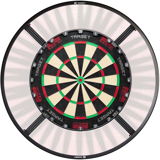 Target TOR Dartbord + Target Corona - Dartset van Merkloos
