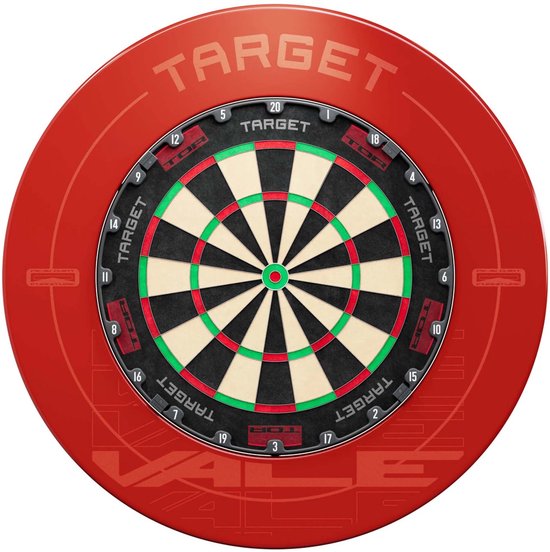 Target TOR Dartbord + Target Vale Surround - Dartset van Merkloos