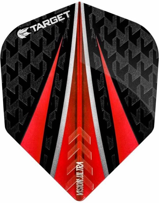 Target Vision Ultra 2 Red Flight NO6 - Dart Flights van Merkloos