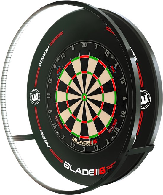 TIM® Dartbord Surround Ring - Dartbord Verlichting - Dartsbord - Zwart - 84cm x 84cm x 11cm; 2kg van TIM.