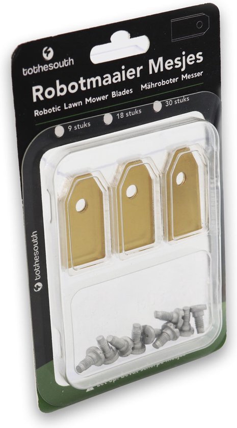 To the South® Robotmaaier Mesjes titanium geschikt voor Husqvarna Automower 315 Mark II - 6 stuks van To the South