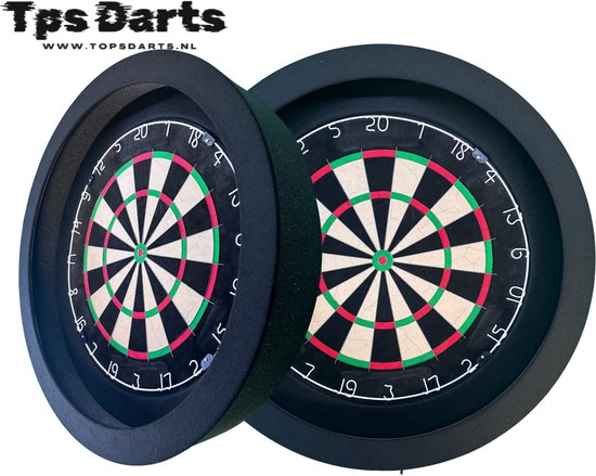 Tps Dartbord verlichting - Pure Black - Led Dartbord verlichting - Led surround dartbord verlichting- dartbord van Merkloos