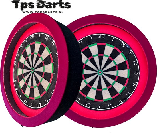 Tps Dartbord verlichting - Pure red - Led Dartbord verlichting - Led surround dartbord verlichting- dartbord van Merkloos