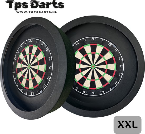 Tps Dartbord verlichting - Pure XXL Black - Led Dartbord verlichting - Led surround dartbord verlichting- dartbord van Merkloos