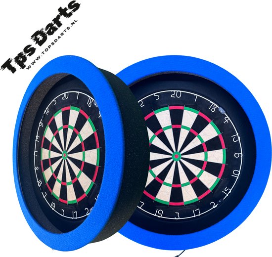 Tps Dartbord verlichting - Pure Zwart-Blauw - Led Dartbord verlichting - Led surround dartbord verlichting- dartbord van Merkloos
