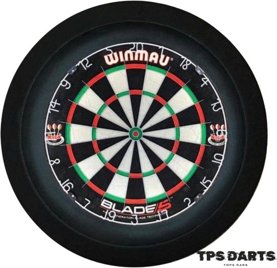 Tps Darts dartbord verlichting - Premium zwart - dartbord verlichting - dartbord - dartbordverlichting - surrorundring. van Merkloos