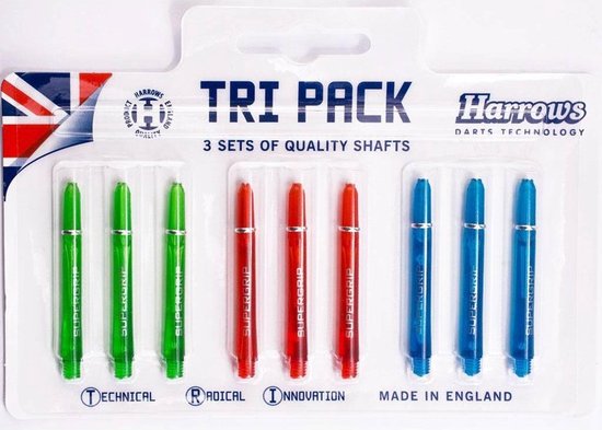 TRI PACK SUPERGRIP MEDIUM - aq/sm/rd van Yonex