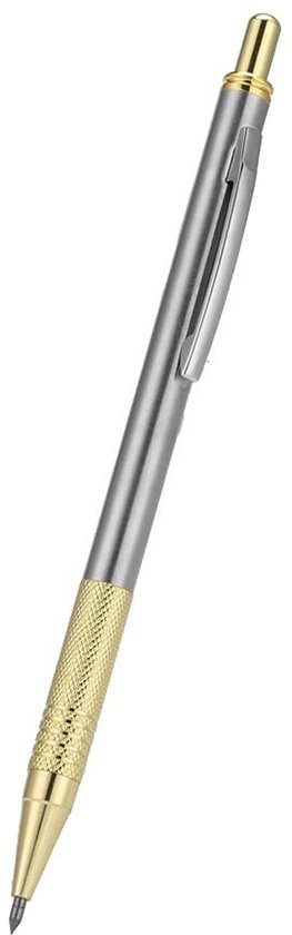 Tungsten Carbide Tip Scratch Pen - Hoogwaardige Engraver voor Glas en Metaal (Goud) van Merkloos