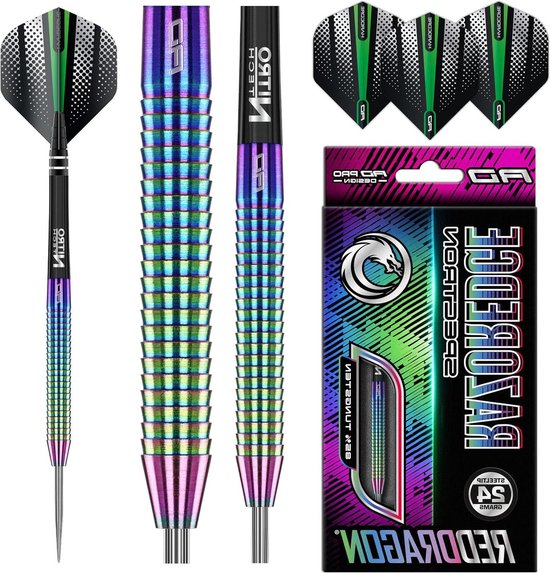 Tungsten Dartpijlen Razor Edge Spectron 20-26 Gram Professioneel met Flights en Shafts van Harrows