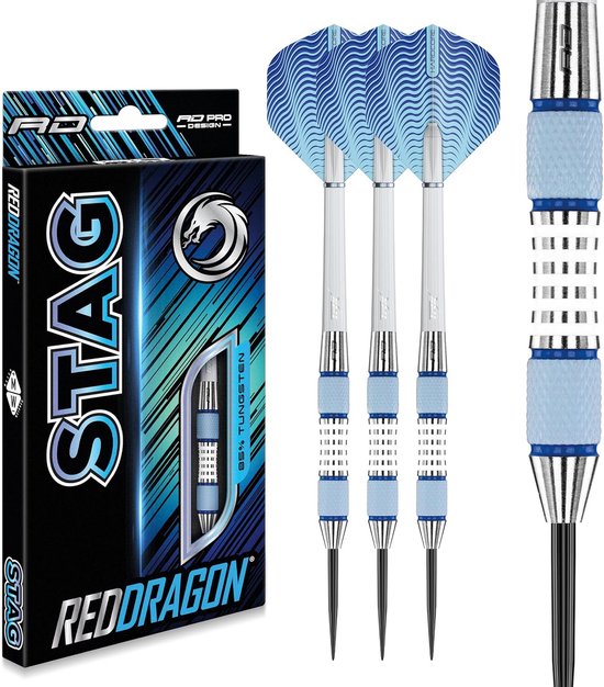 Tungsten Darts Set (21-30 gram) met Flights en Stems - Precisie Grip