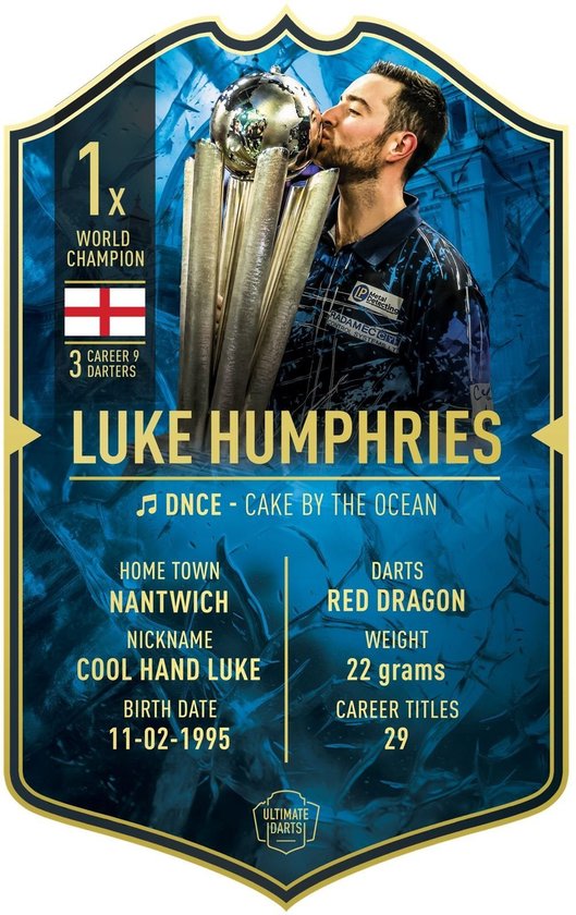 Ultimate Darts Card Luke Humphries World Champion 2024 van Ultimate