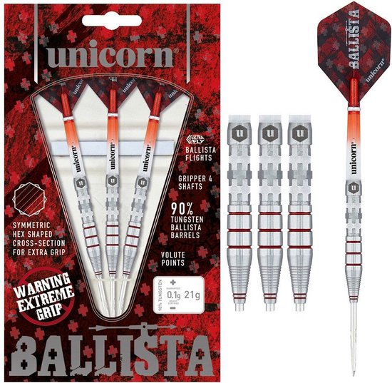 Unicorn Ballista Shape 3 90% - Dartpijlen - 21 Gram van Unicorn
