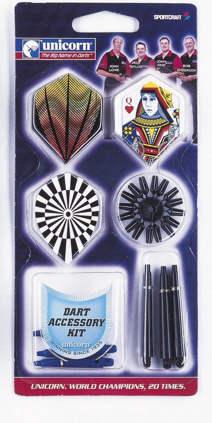 Unicorn Dart Accessoires Kit van Merkloos