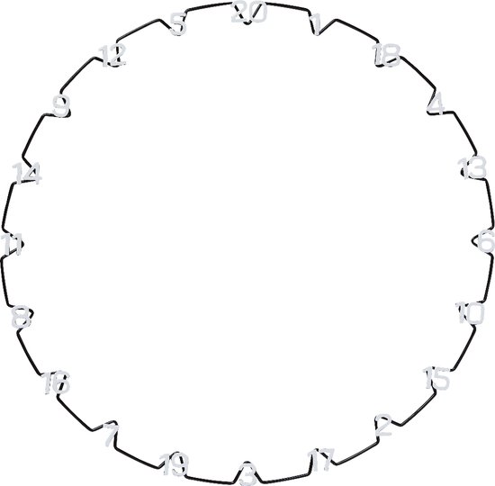 Unicorn Eclipse Ultra-Visible Horizontal Number Ring van Unicorn