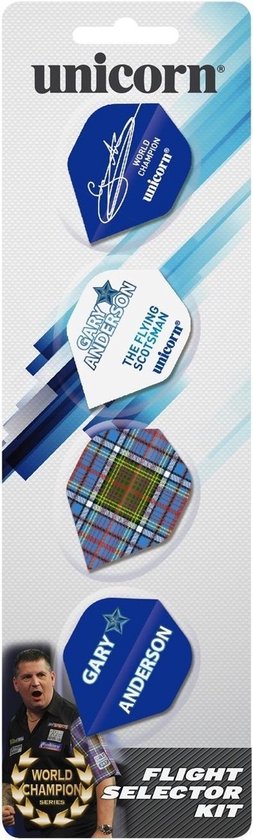 Unicorn Gary Anderson Flight Selector Kit van Merkloos