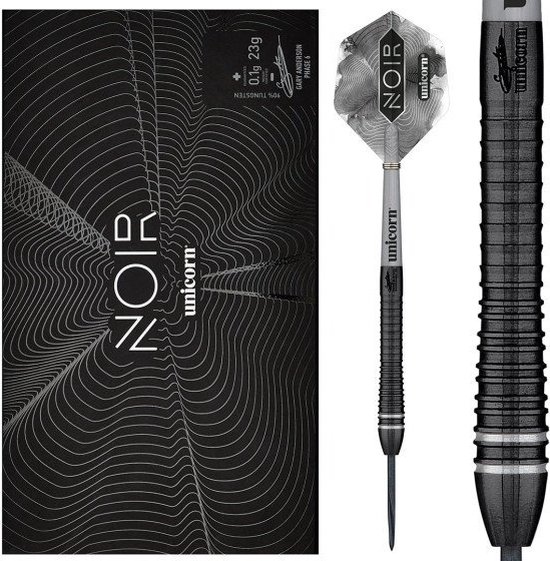 Unicorn Gary Anderson Noir Phase 6 90% - Dartpijlen - 22 Gram van Unicorn