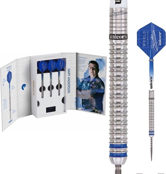 Unicorn Gary Anderson W.C. Phase 3 90% Deluxe - Dartpijlen - 25 Gram van Unicorn