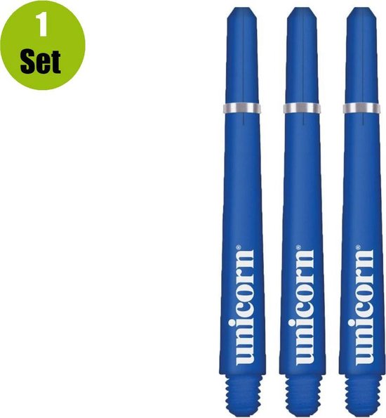 Unicorn Gripper 4 DartShafts - Blauw - Medium - (1 Set) van Unicorn