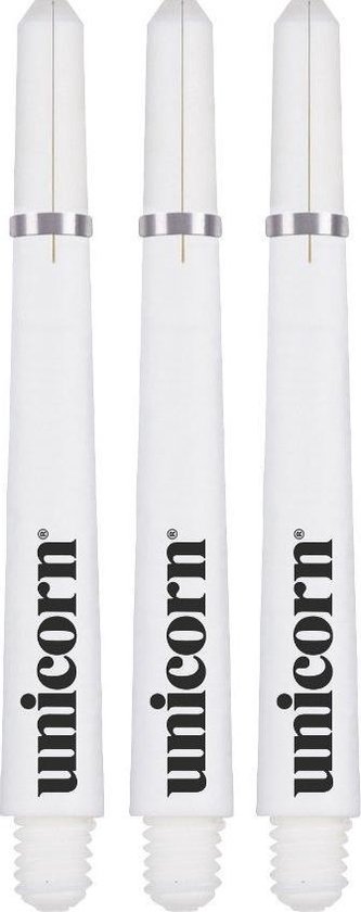 Unicorn Gripper 4 DartShafts - Wit - In Between - (1 Set) van Unicorn