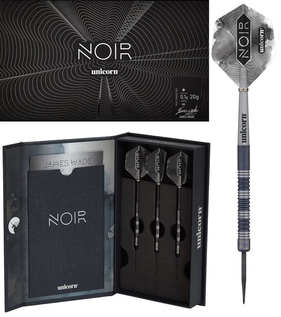 Unicorn James Wade Noir 90% - Dartpijlen van Unicorn