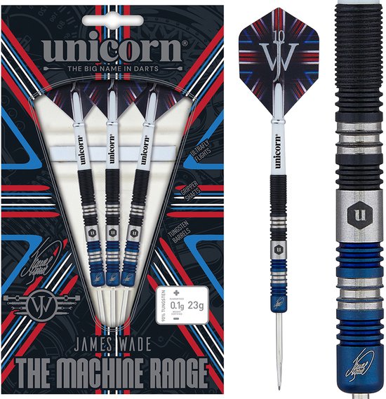 Unicorn James Wade The Machine Two Tone 90% - Dartpijlen