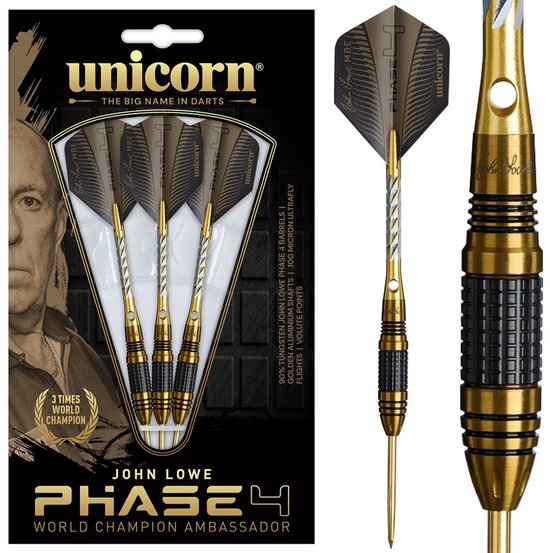 Unicorn John Lowe W.C. Phase 4 90% - Dartpijlen van Unicorn