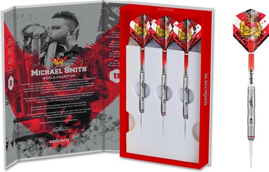 Unicorn Michael Smith 90% World Champion Edition - Dartpijlen - 25 Gram van Unicorn