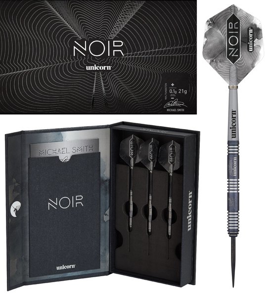 Unicorn Michael Smith Noir 90% - Dartpijlen - 24 Gram van Unicorn