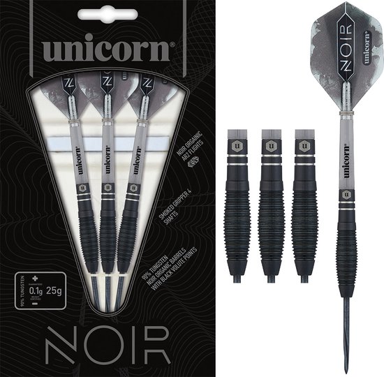 Unicorn Noir Shape 1 90% - Dartpijlen - 21 Gram van Unicorn