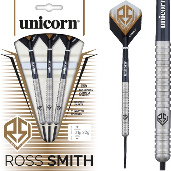 Unicorn Ross Smith Natural 90% - Dartpijlen - 22 Gram van Unicorn