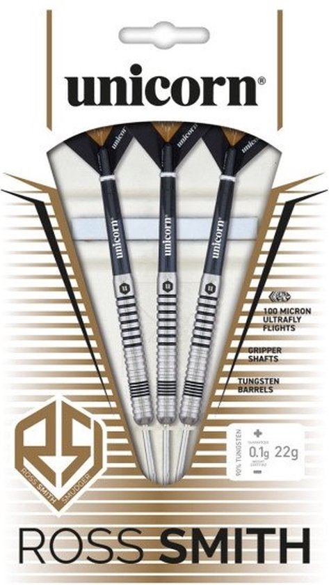 Unicorn Ross Smith Smudger 80% - Dartpijlen - 22 Gram van Unicorn