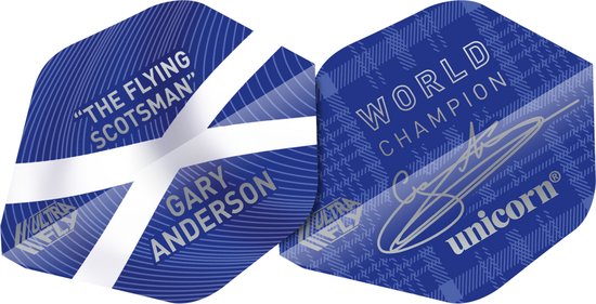 Unicorn UltraFly Blue Gary Anderson AR1 - Dart Flights van Unicorn