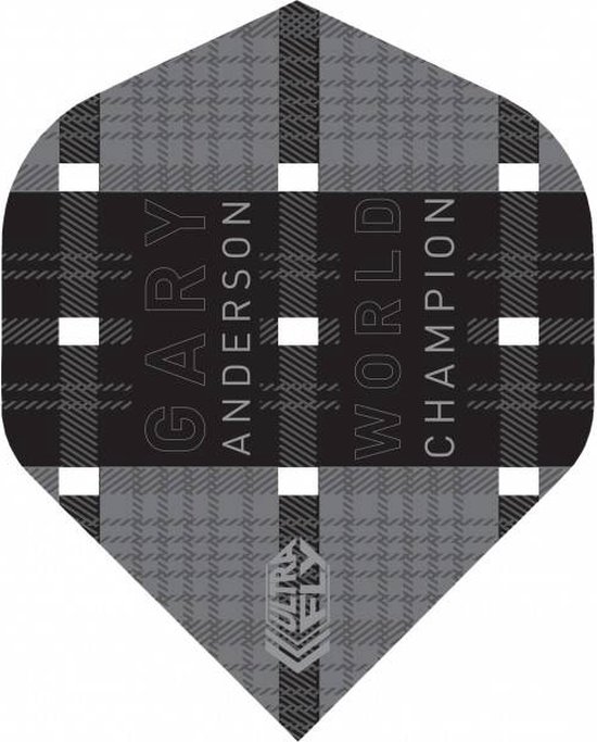 Unicorn UltraFly Gary Anderson Big Wing Black - Dart Flights van Unicorn