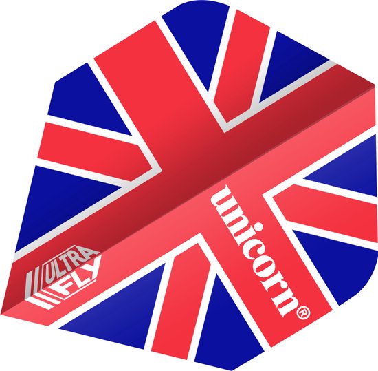 Unicorn Ultrafly Union Jack Flag PLUS - Dart Flights van Unicorn