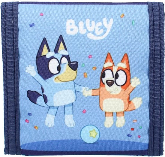 Vadobag Bluey Wallet Black Bluey Best Friends Fun Wallets van Vadobag