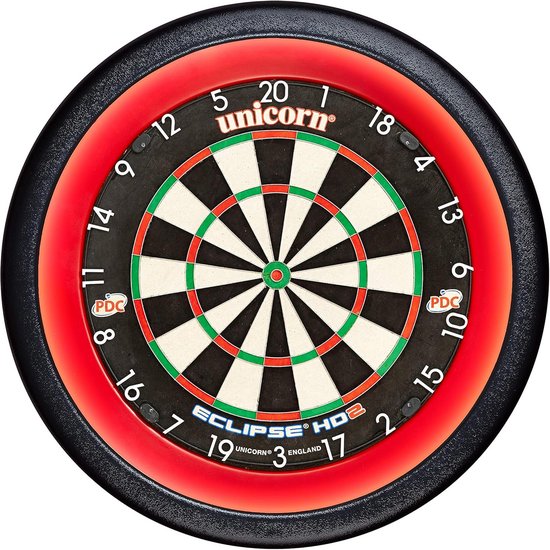Verlichte Dartbord Surround met 360° LED Verlichting van Merkloos