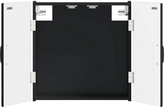 vidaXL - Dartbord - Kabinet - UTRECHT - Zwart - 52,5 - x - 10,5 - x - 53,5 - cm