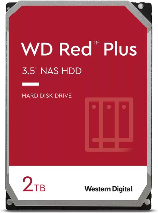 Western Digital Red Plus - 2 TB van Western Digital