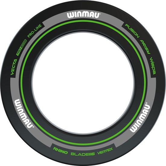 Winmau Advance Black Green Dart Surround van Merkloos