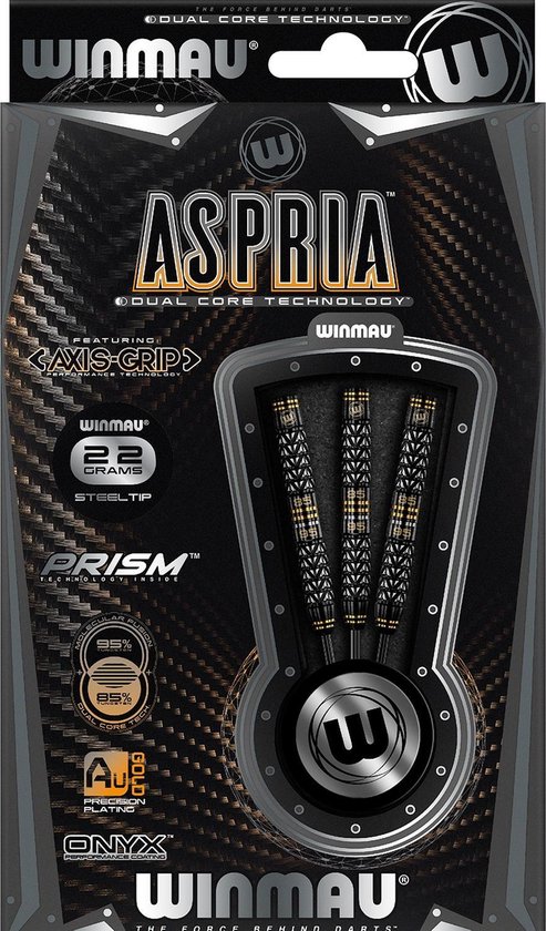 Winmau Aspria B 95%/85% - Dartpijlen - 22 Gram van Winmau