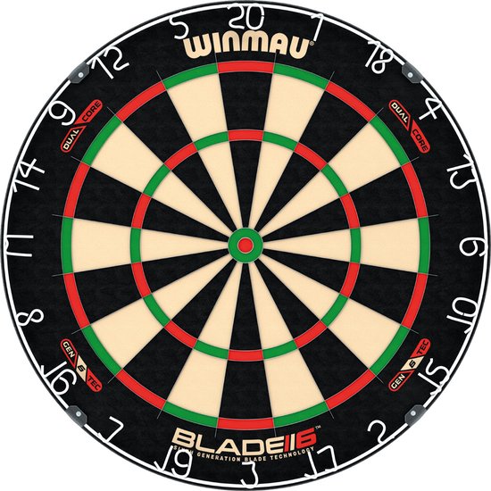 WINMAU - Blade 6 Dual Core Dartbord van Winmau
