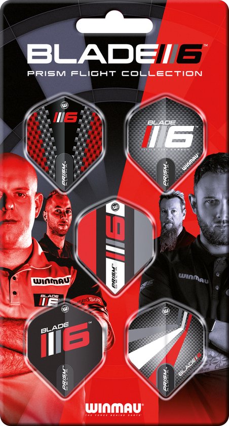 Winmau Blade 6 Flight Collection - Dart Flights van Winmau