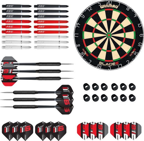Winmau Blade 6 Starter Pack - Dartset - Darts van Winmau