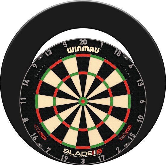 Winmau Blade 6 Triple Core + Surround - Dartset Zwart van Winmau